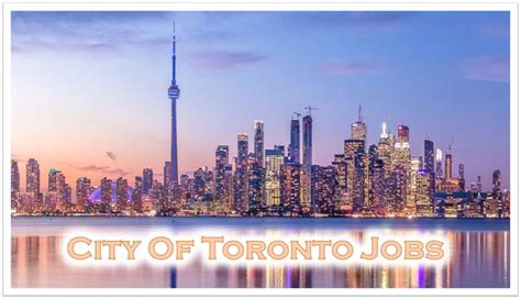 jobs at city of toronto|city of toronto job portal.